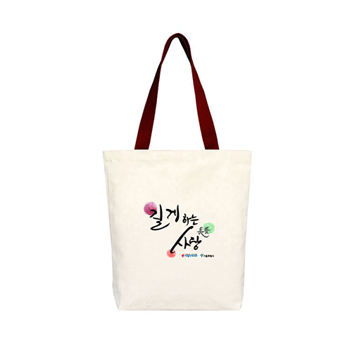 컬러끈 에코백