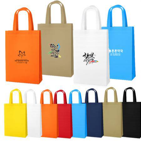 M형 부직포가방 소형 선물쇼핑백 25x35x10