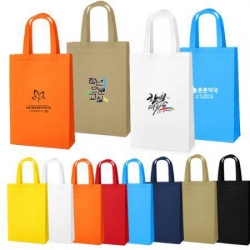 M형 부직포가방 소형 선물쇼핑백 25x35x10
